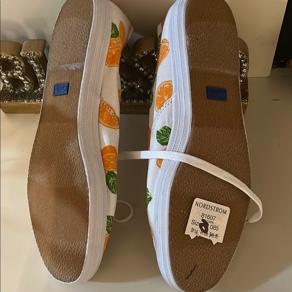Keds Orange Print Sneakers - Picture 3 of 5